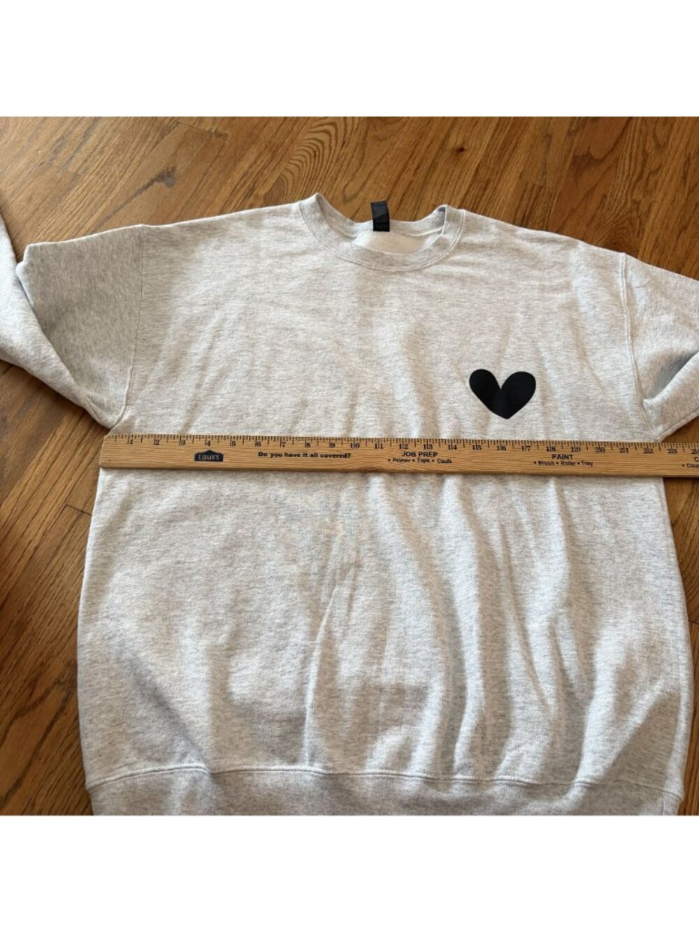 Gilden Womens Gray Sweatshirt Large Something Wonderful - Picture 4 of 8